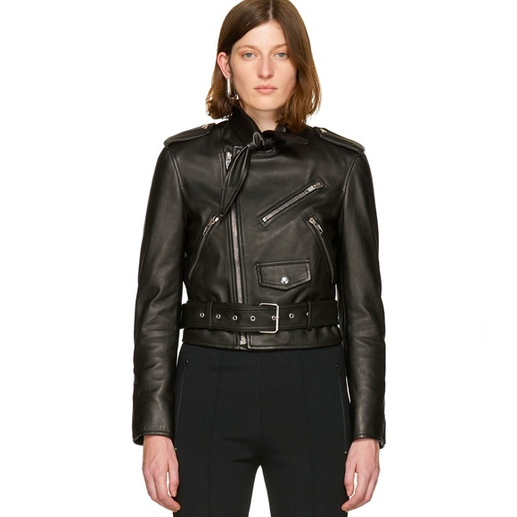 Balenciaga luxury  leather biker jacket 🔥 - Picture 2 of 16